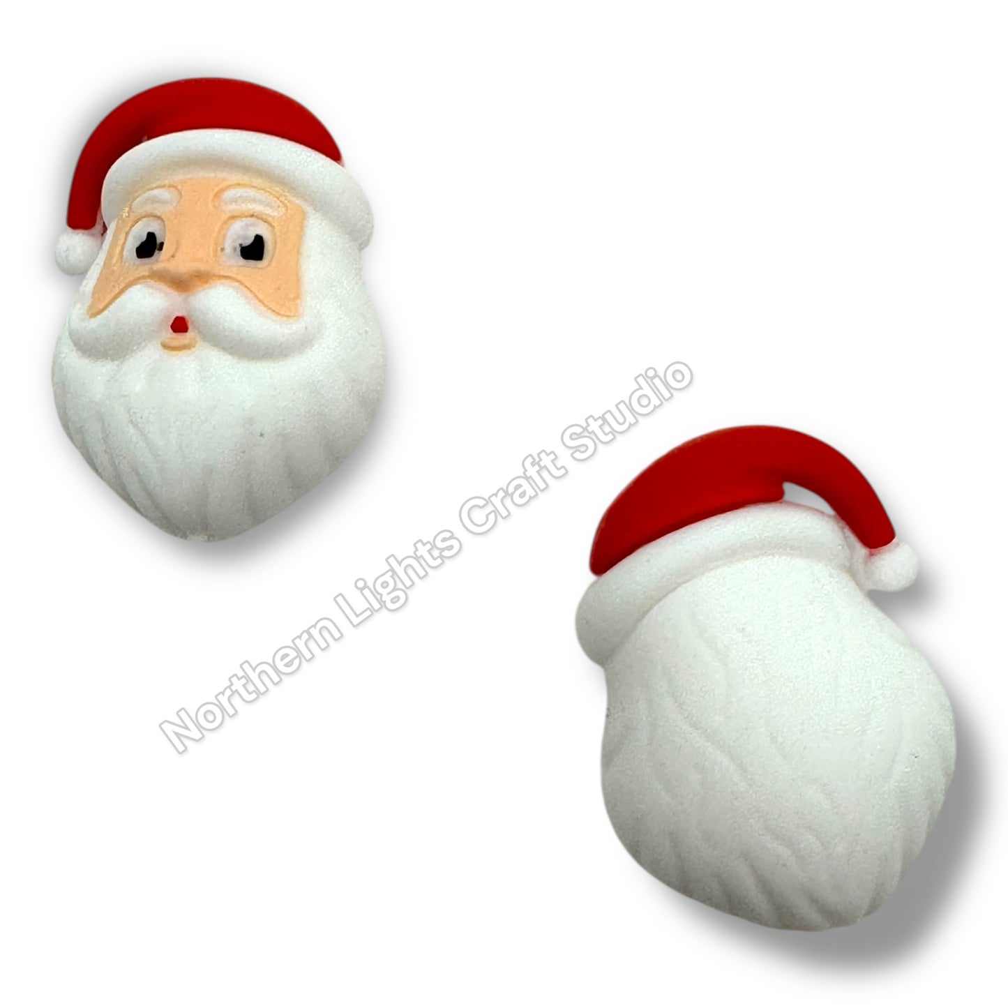 3D Christmas Silicone Focal Beads   - 1 piece