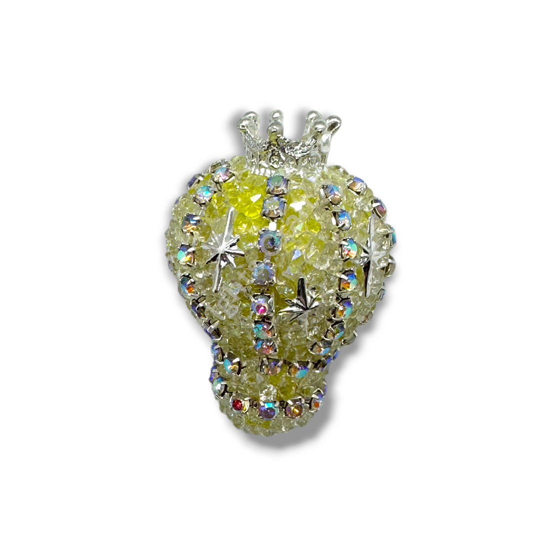 Sugar Mini Balloon 22mm Acrylic Base Beads - 5pc. Mix.