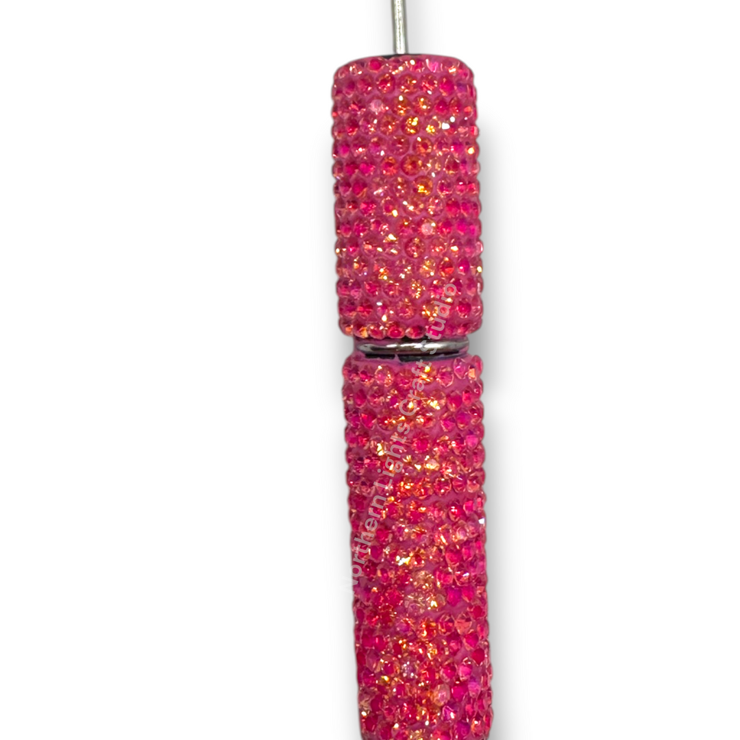Jelly Crystal AB Bling Beadable Pen -1pc.