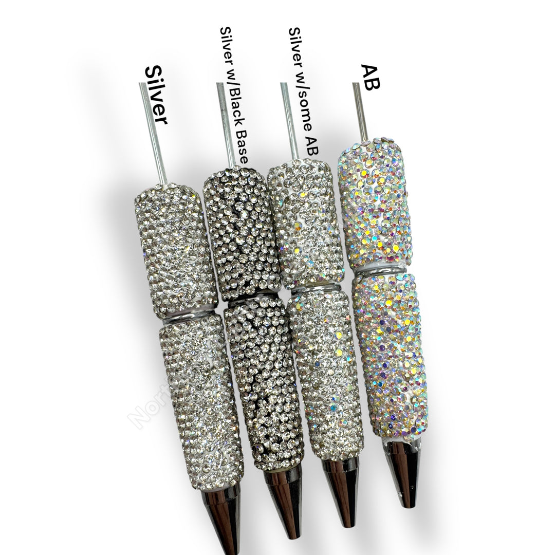 Beadable Rhinestone Pens Solid Colors