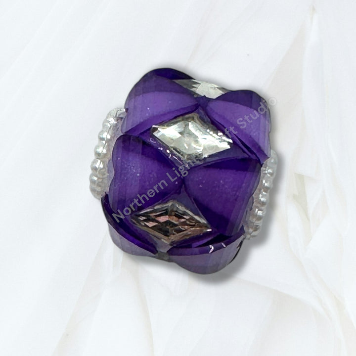 Fancy Silver Diamond Accent Heart Bead Mix - 10pc. Mix
