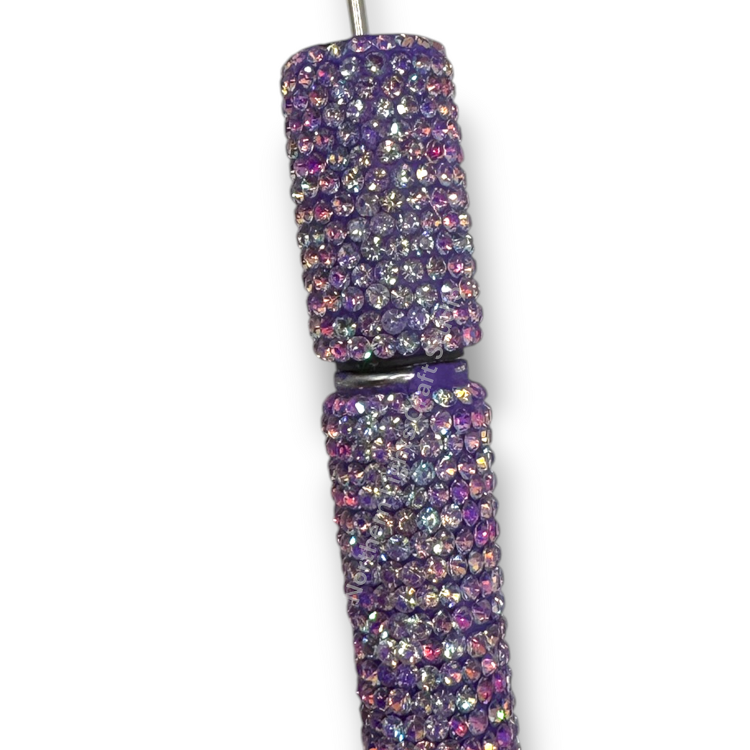 Jelly Crystal AB Bling Beadable Pen -1pc.