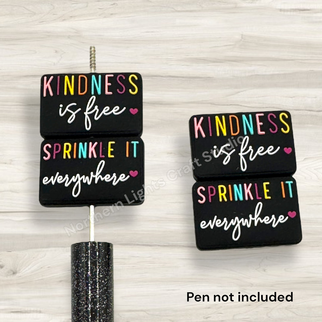 Kindness is Free Sprinkle it Everywhere Two Sided Saying Positivity Focal