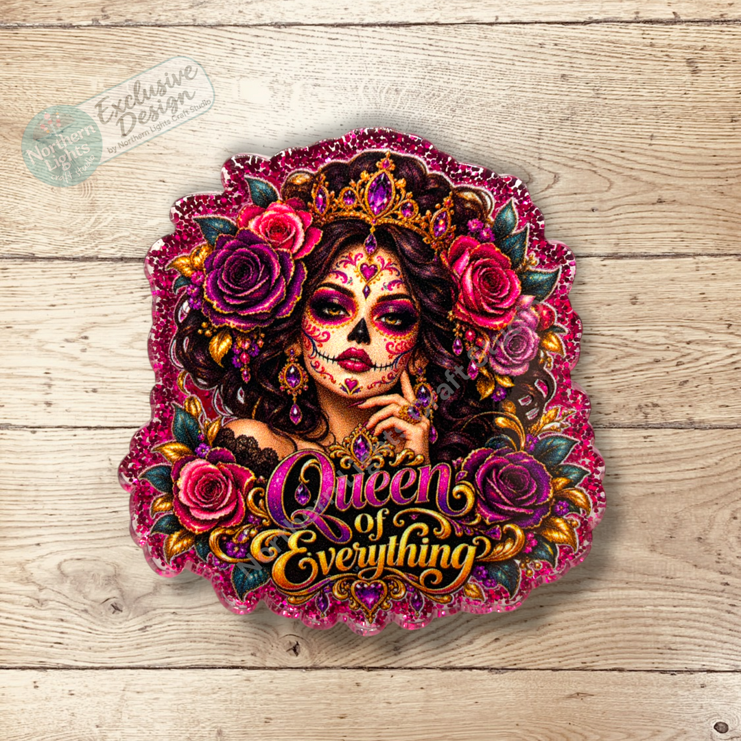 Queen of Everything Cantrina Flat Back Acrylic 2pc. - Design Exclusive!