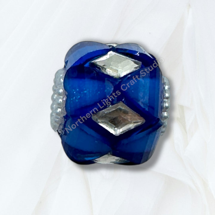 Fancy Silver Diamond Accent Heart Bead Mix - 10pc. Mix