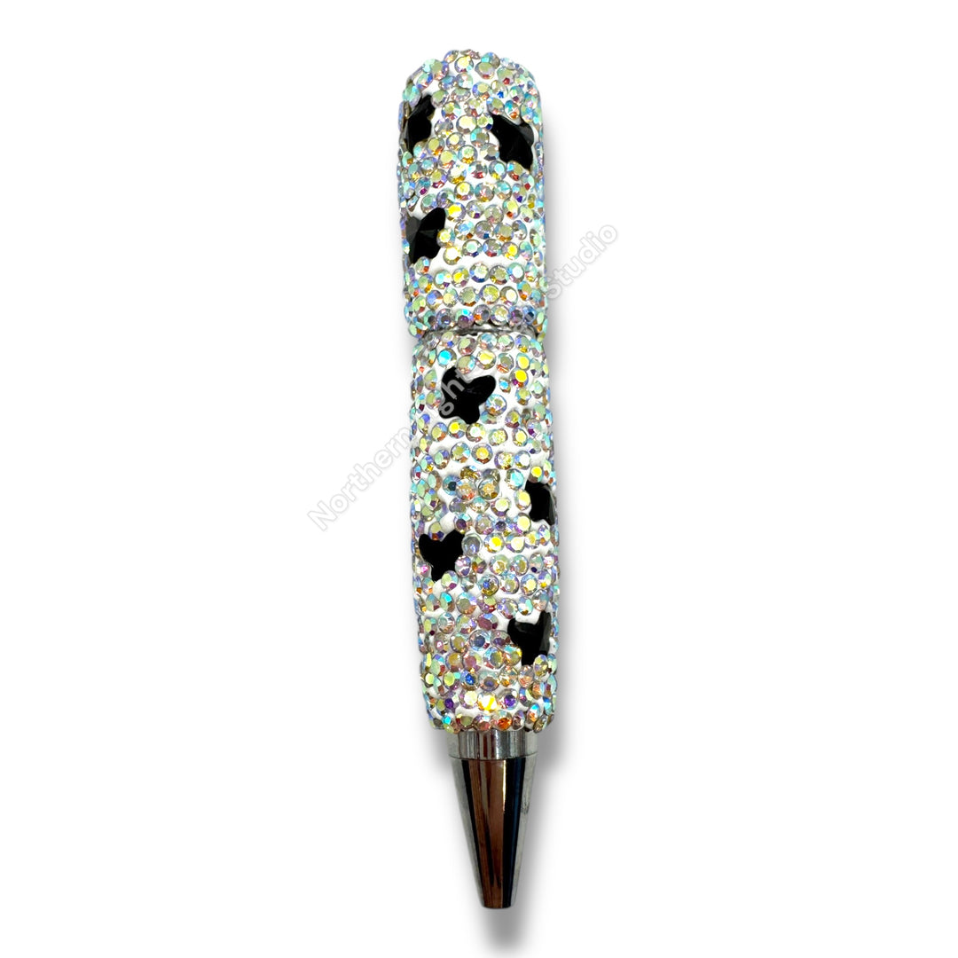 Rhinestone Butterfly Crystal Beadable Pens