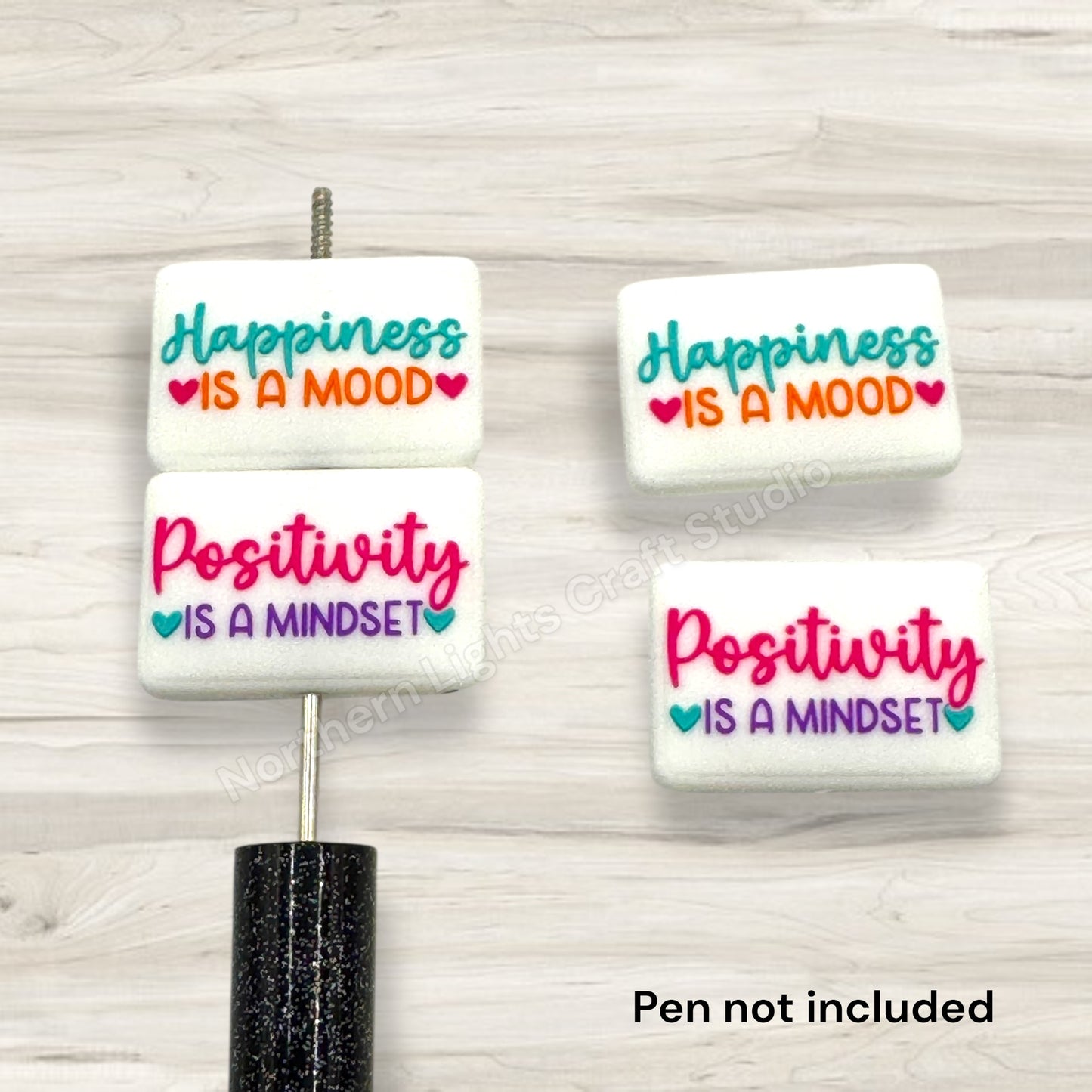 Happiness is a Mood Positivity is a Mindset Two Sided Saying Positivity Focal