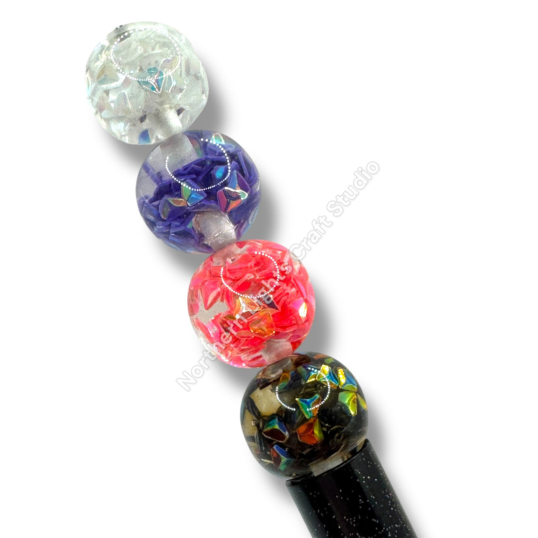 Fire Opal 16mm Shiny Beads - 20pc.