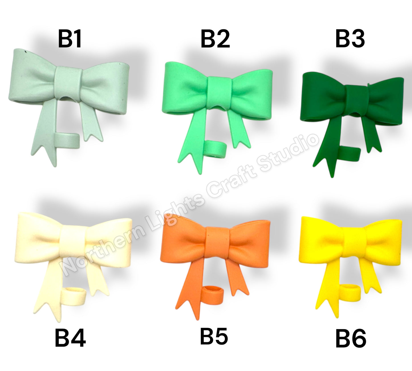 Silicone Bow Straw Cap / Bow Straw Topper