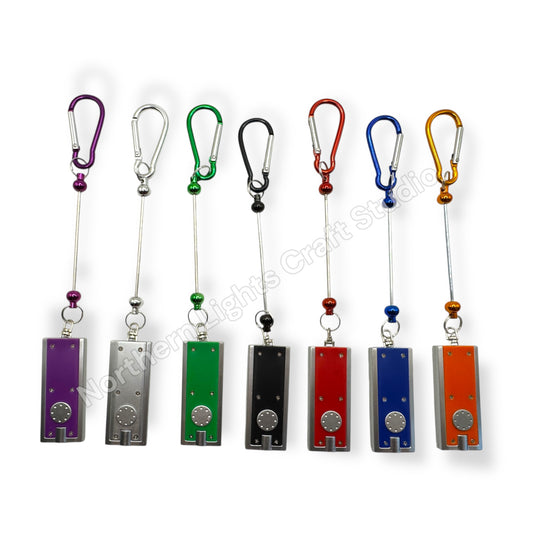 Beadable Light Keychain