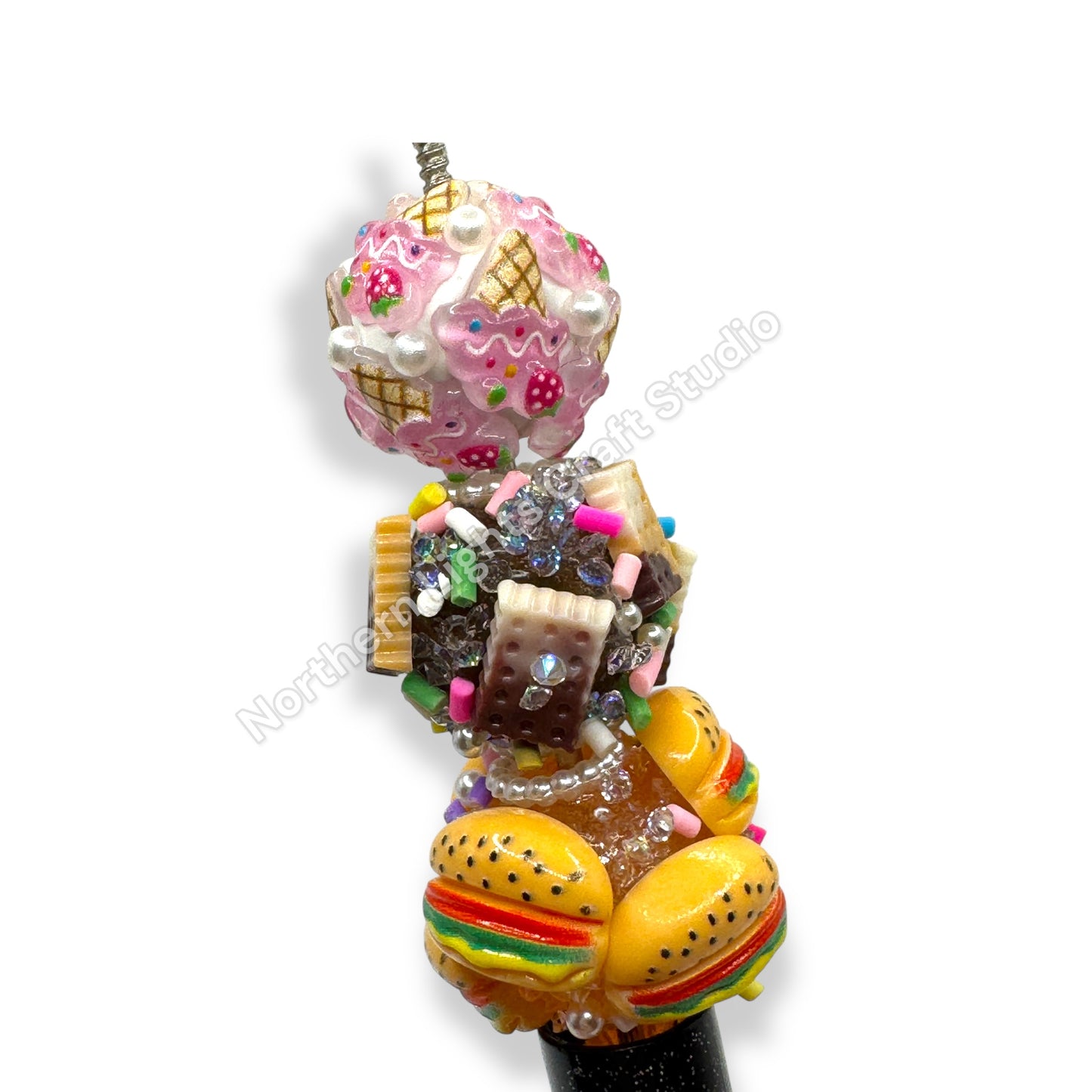 Acrylic Food and Dessert Sugar Beads 20mm - 3 pcs.-Read description!