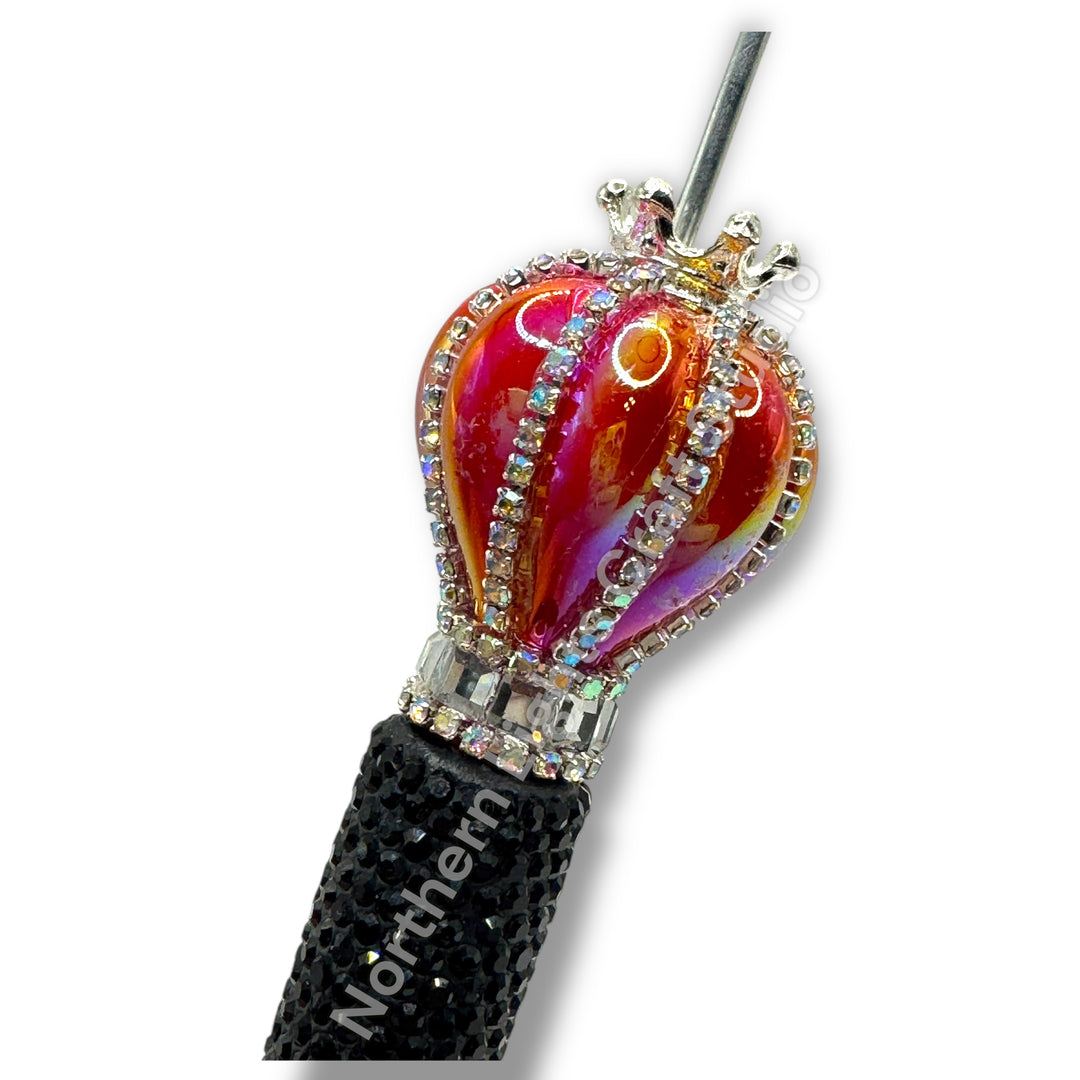 Rhinestone Bling Acrylic Balloon Beads