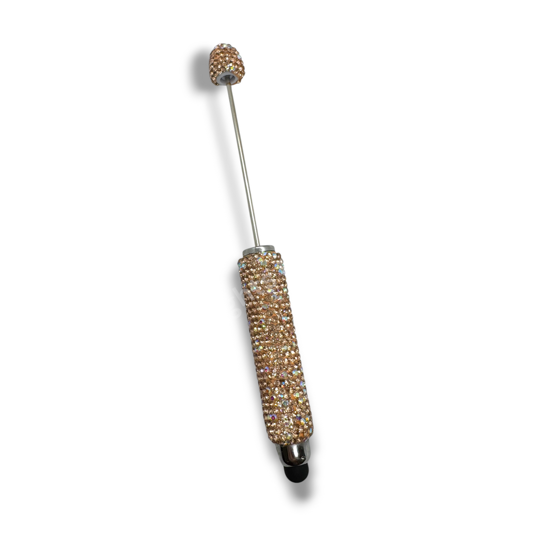 Beadable Rhinestone Stylus Pen - Solid or AB Multi-1pc.