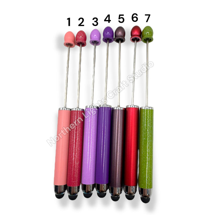 Beadable Stylus Pen - Solid Colors 1pc.