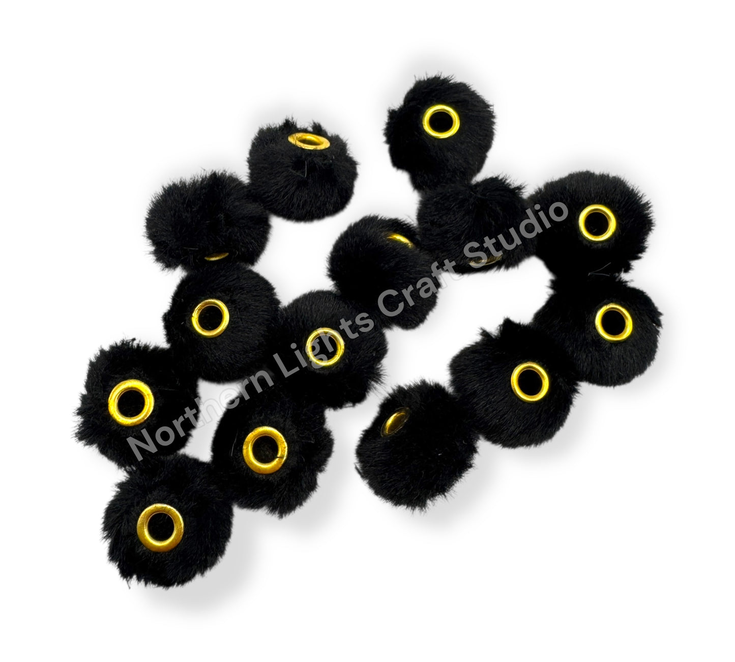 Black Fuzzy Spacer 30 pc. - 20mm
