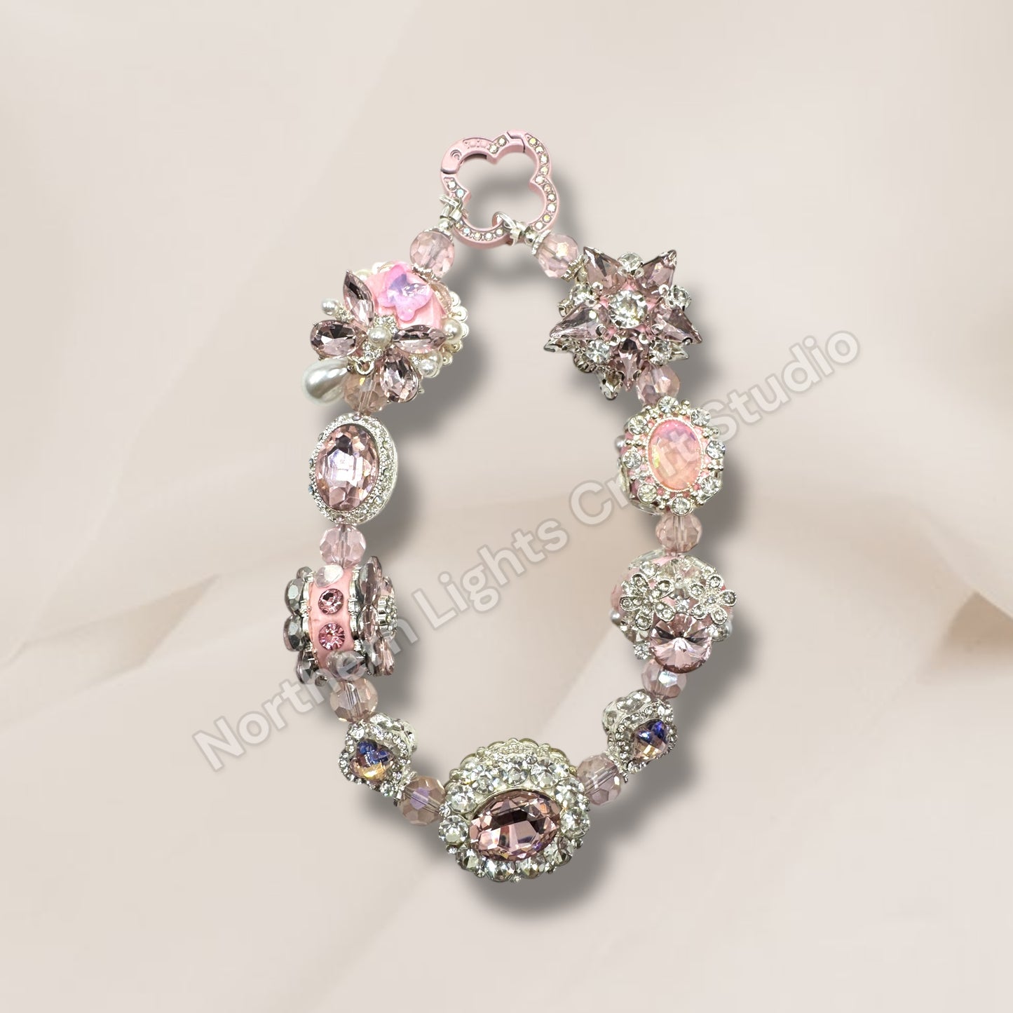 Gilded Blush Keychain