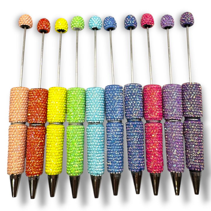 Jelly Crystal AB Bling Beadable Pen -1pc.