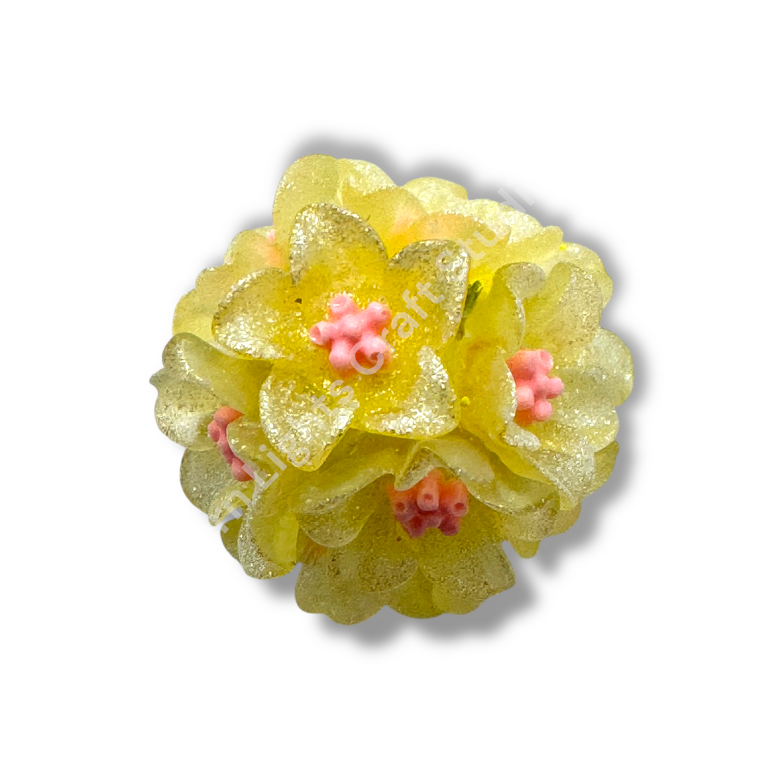 Primrose Flower Beads for Beaded Pens- 2 pc.
