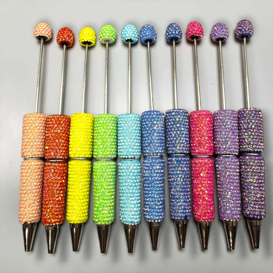 Jelly Crystal AB Bling Beadable Pen -1pc.