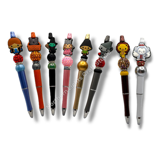 Wizard of Oz Pen Collection, Dorothy, Toto, Scarecrow, Cowardly Lion, Wicked Witch, Wizard of Oz Fan, Wizard of Oz Collectables