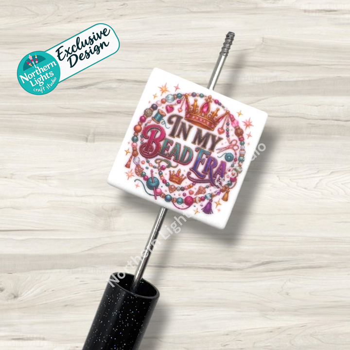 In My Bead Era Printed Silicone Focal - Exclusive Design!