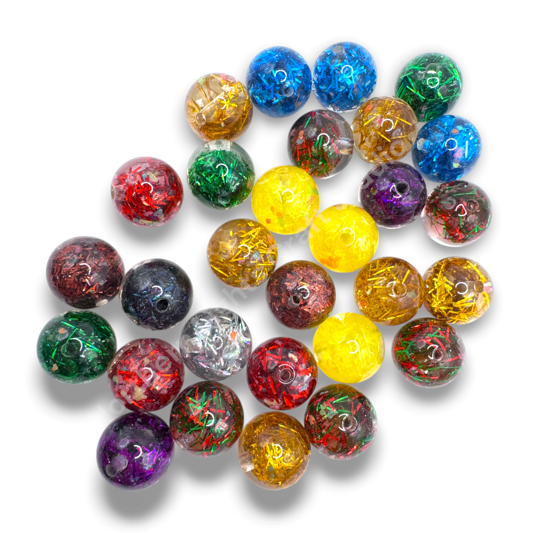 Gemfire 16mm Luxury Resin Beads- 20 pc. Mix or Single Color