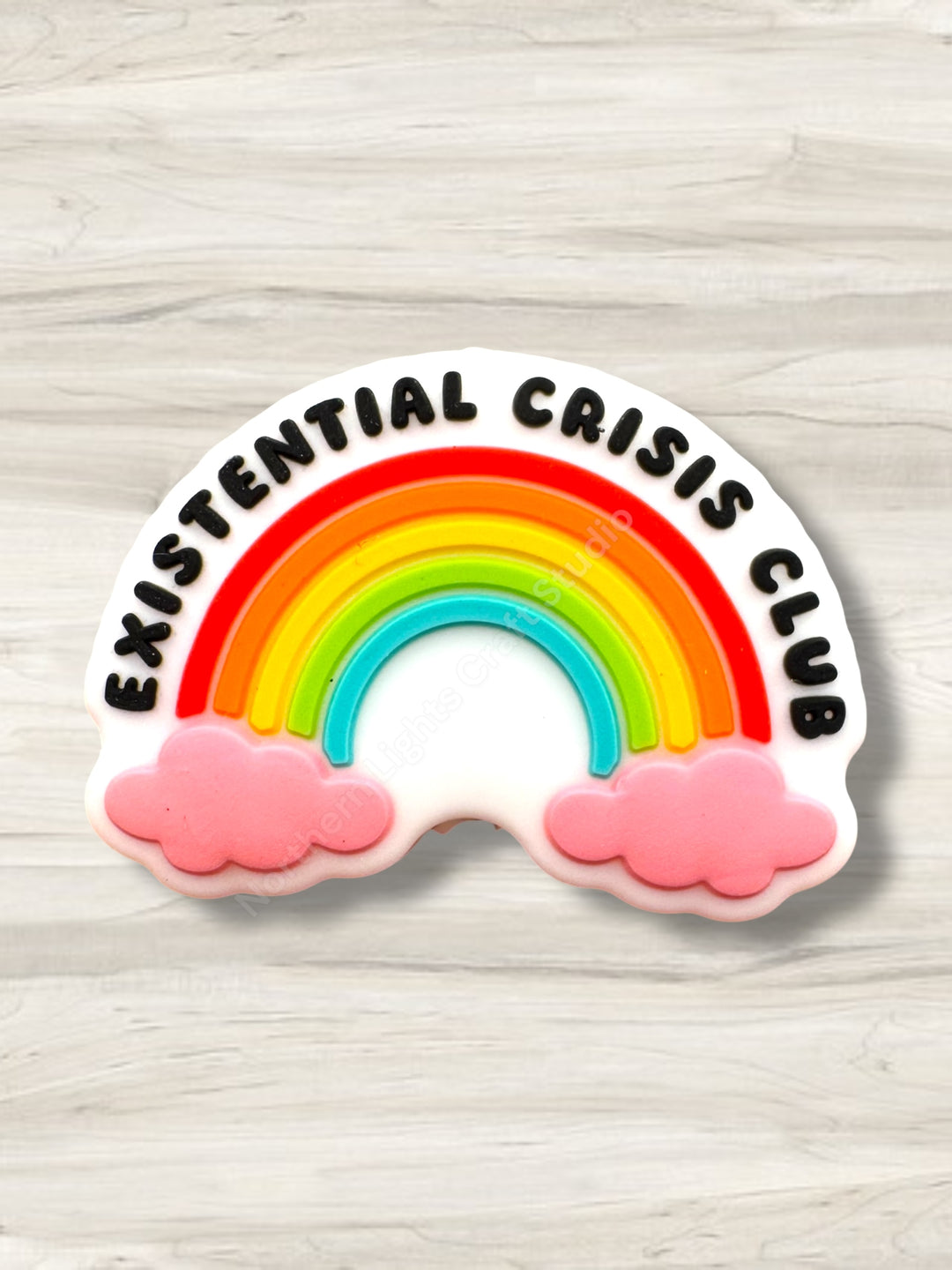 Existential Crisis Club Silicone Focal Bead