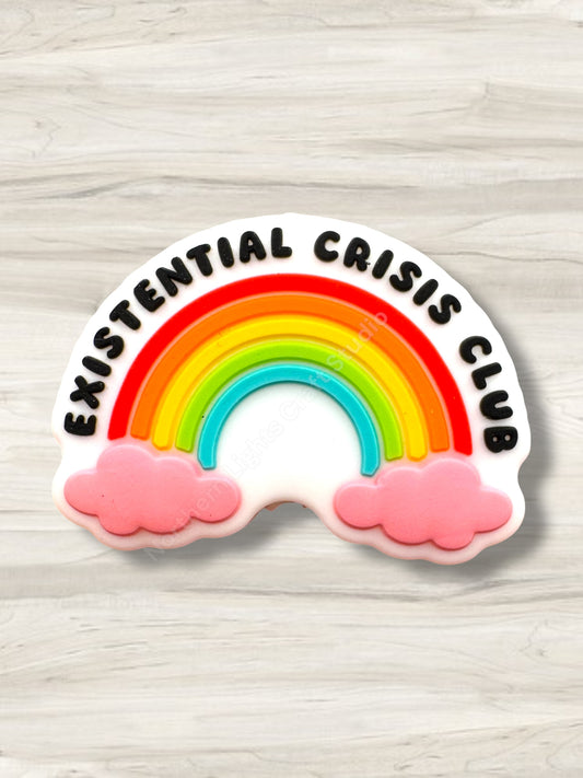 Existential Crisis Club Silicone Focal Bead