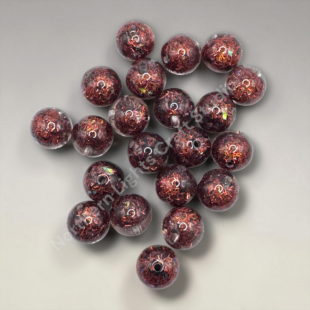 Gemfire 16mm Luxury Resin Beads- 20 pc. Mix or Single Color