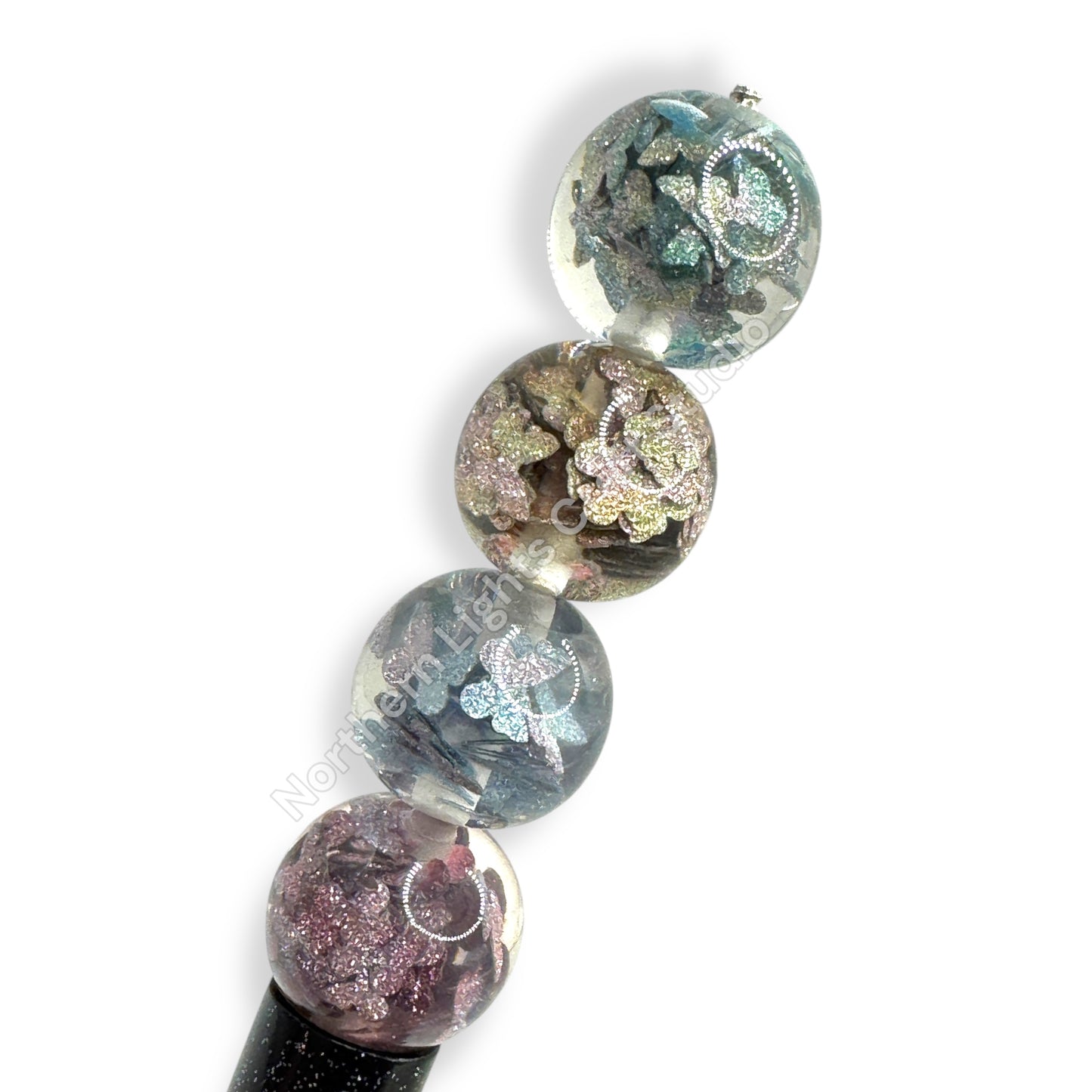 Shimmer Butterfly Luxury Beads - 16mm - 10pc.