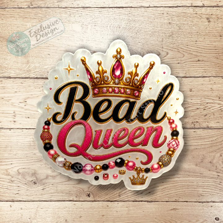 Bead Queen Flat Back Acrylic 2pc. - Design Exclusive!