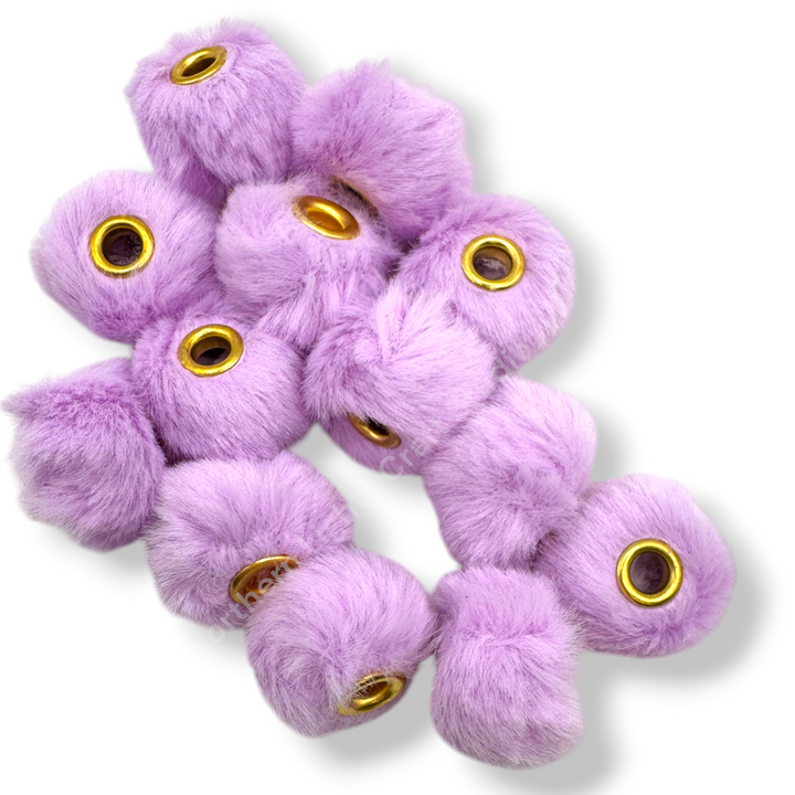 Light Purple Fuzzy 20mm Spacers - 30pc.