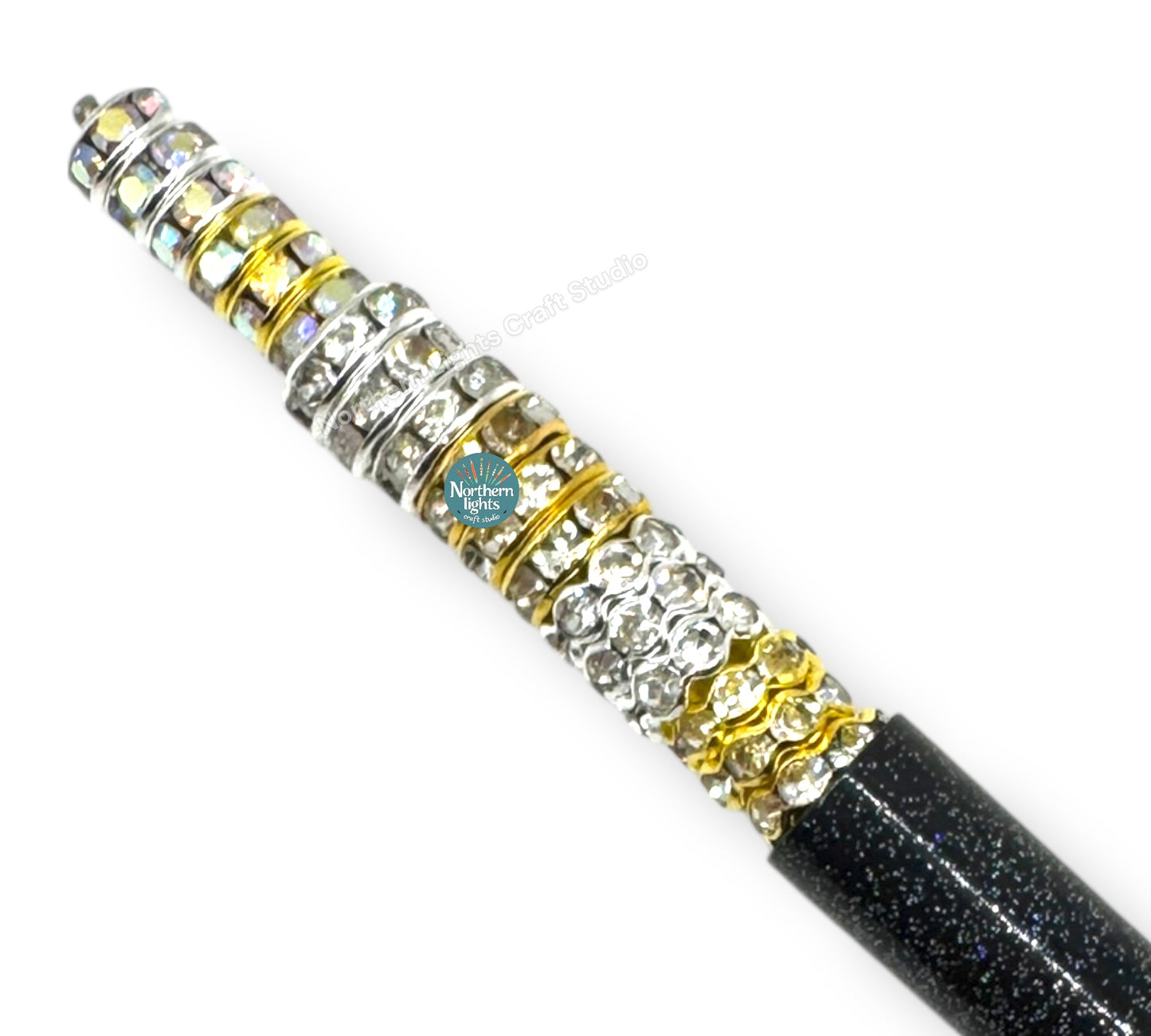 Metal Rhinestone Spacers 8, 10, or 12mm - 30 pcs.