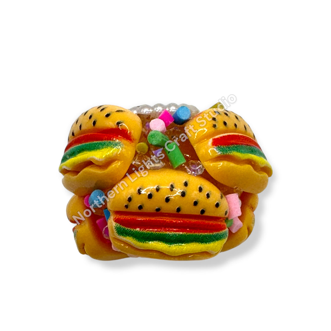 Acrylic Food and Dessert Sugar Beads 20mm - 3 pcs.-Read description!