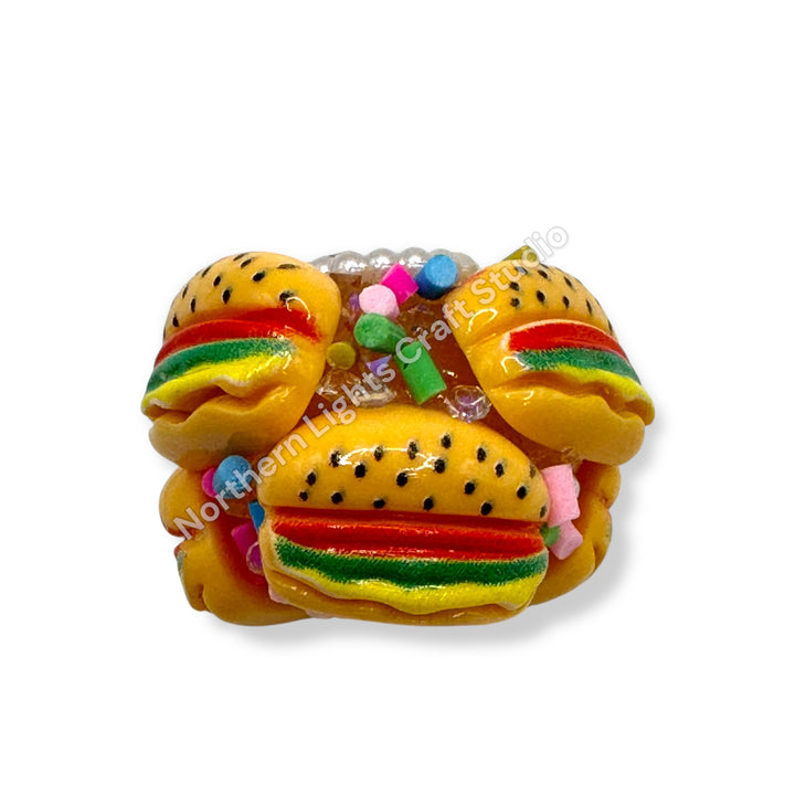 Acrylic Food and Dessert Sugar Beads 20mm - 3 pcs.-Read description!