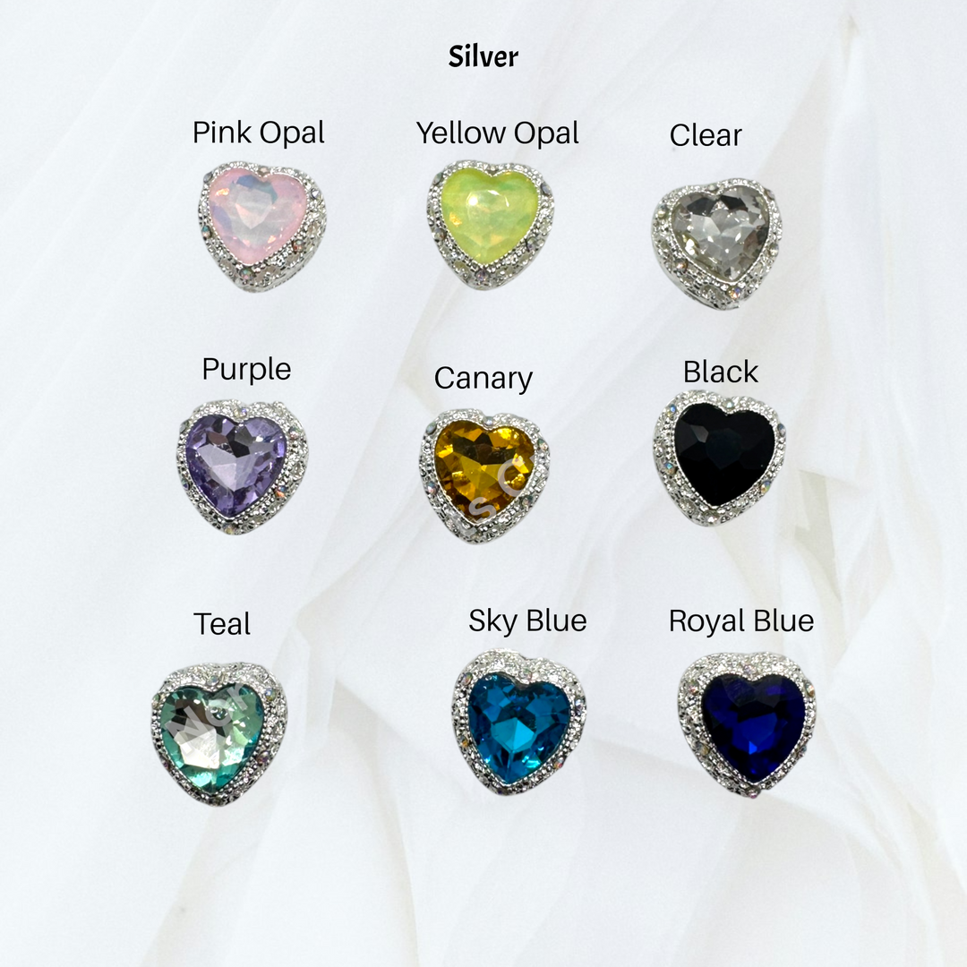 Metal Alloy Heart Bead