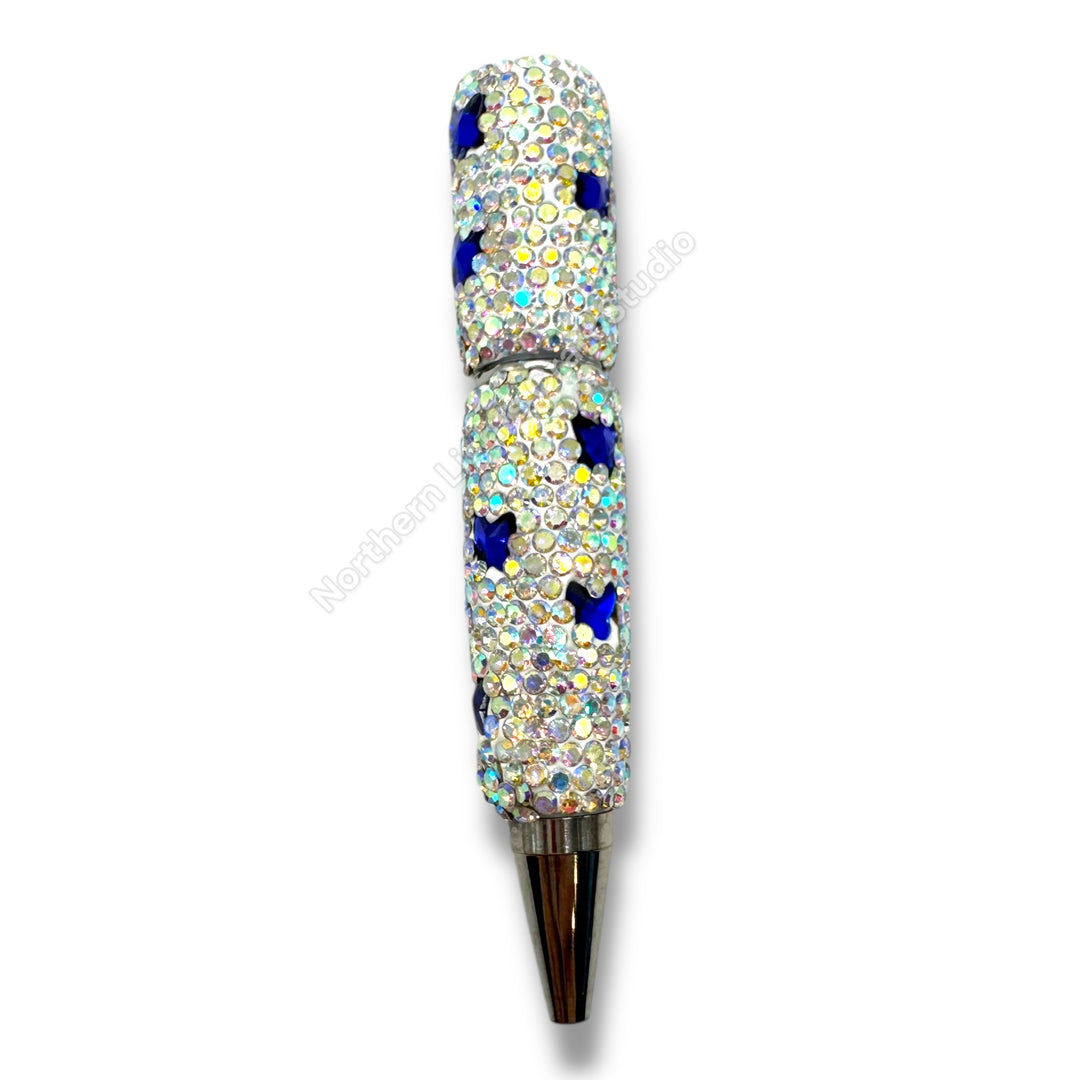 Rhinestone Butterfly Crystal Beadable Pens