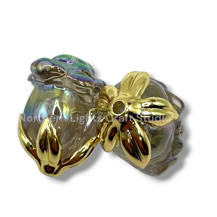 UV RoseLuxury Pen Topper Acrylic Bead - 2pc.
