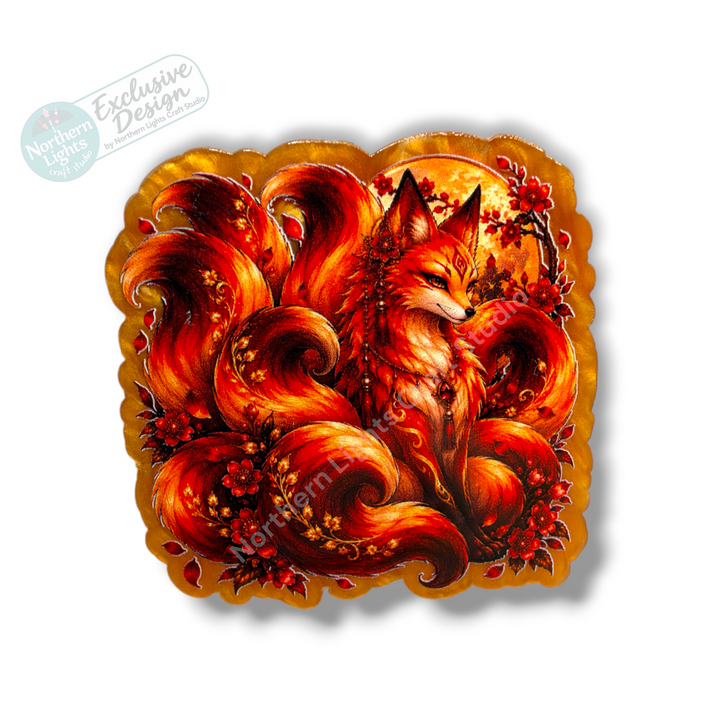 Autumn Flat Back Acrylic 2pc. - Design Exclusive!
