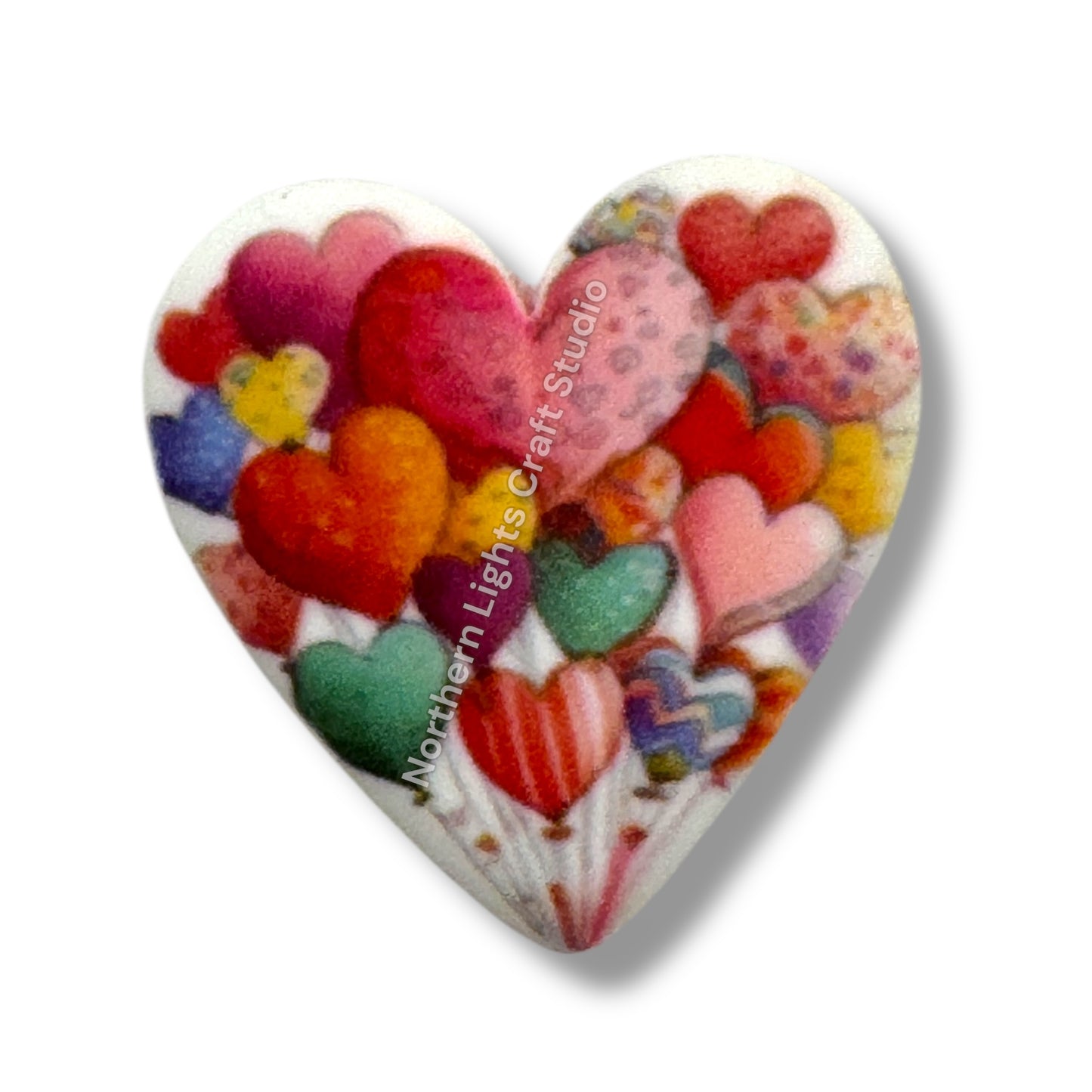 Balloon Printed Heart Focal