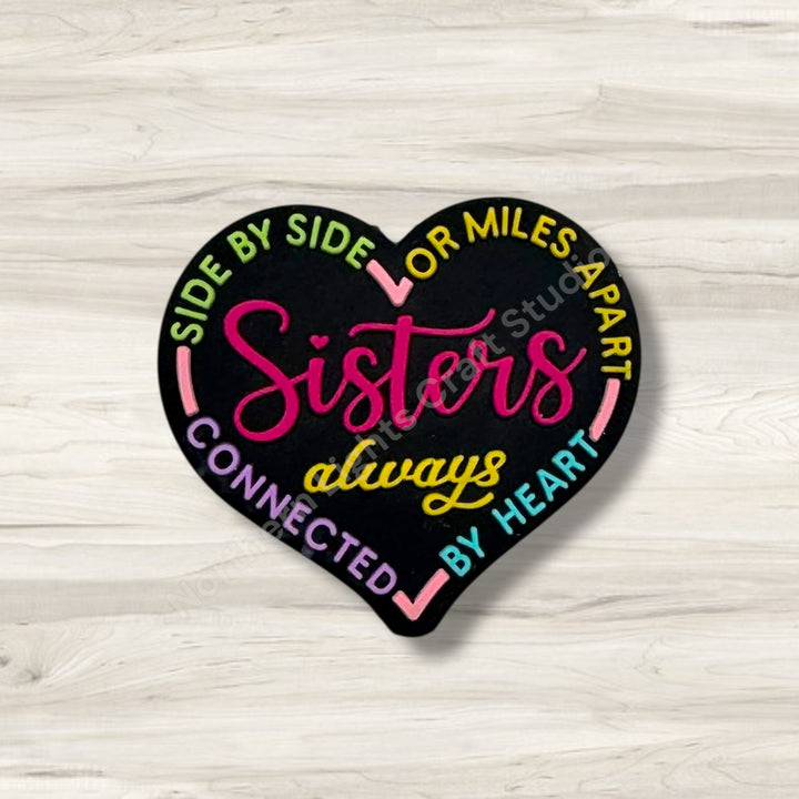 Sisters Silicone Focal Bead