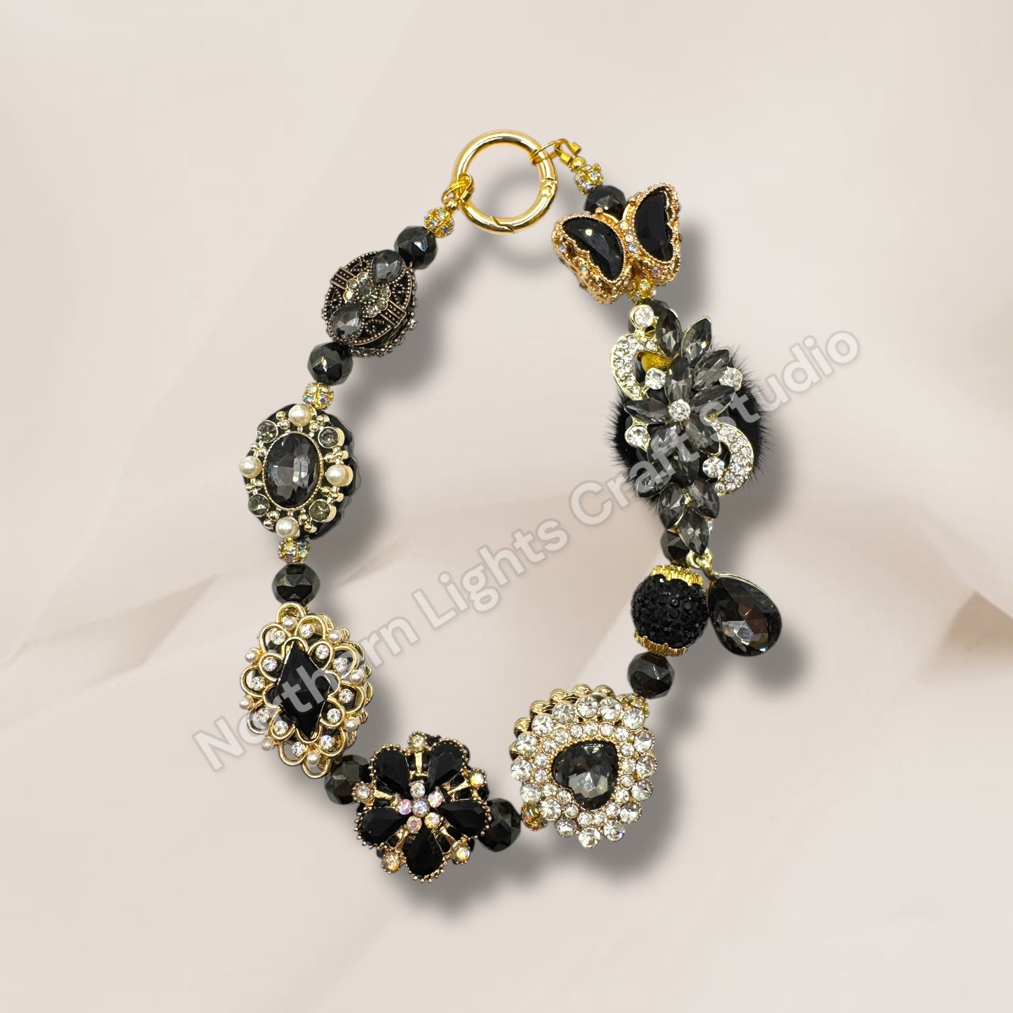 Obsidian Grace Keychain