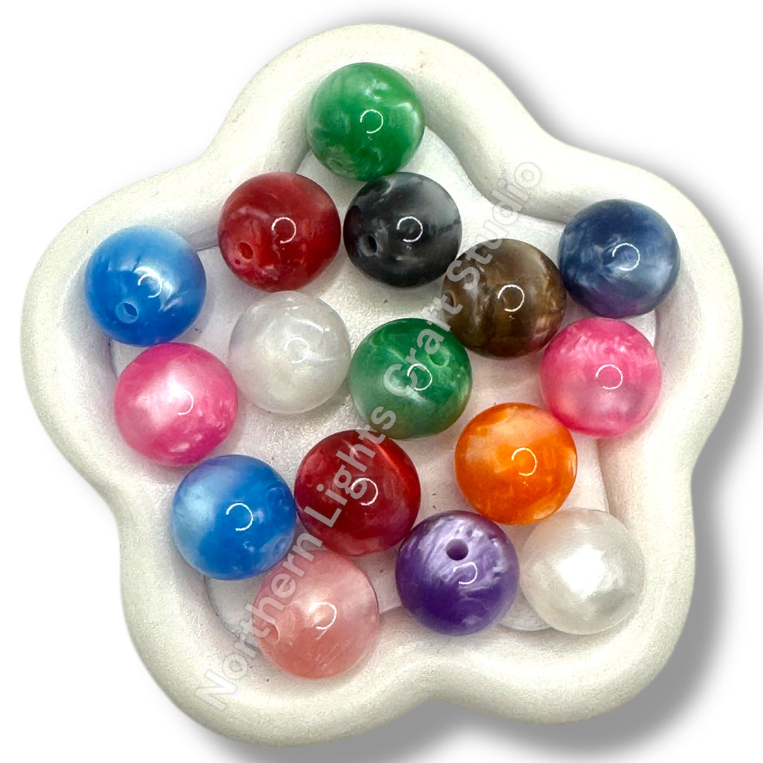 Luxury Cat Eye 16mm Color Bead Mix - 20pc.