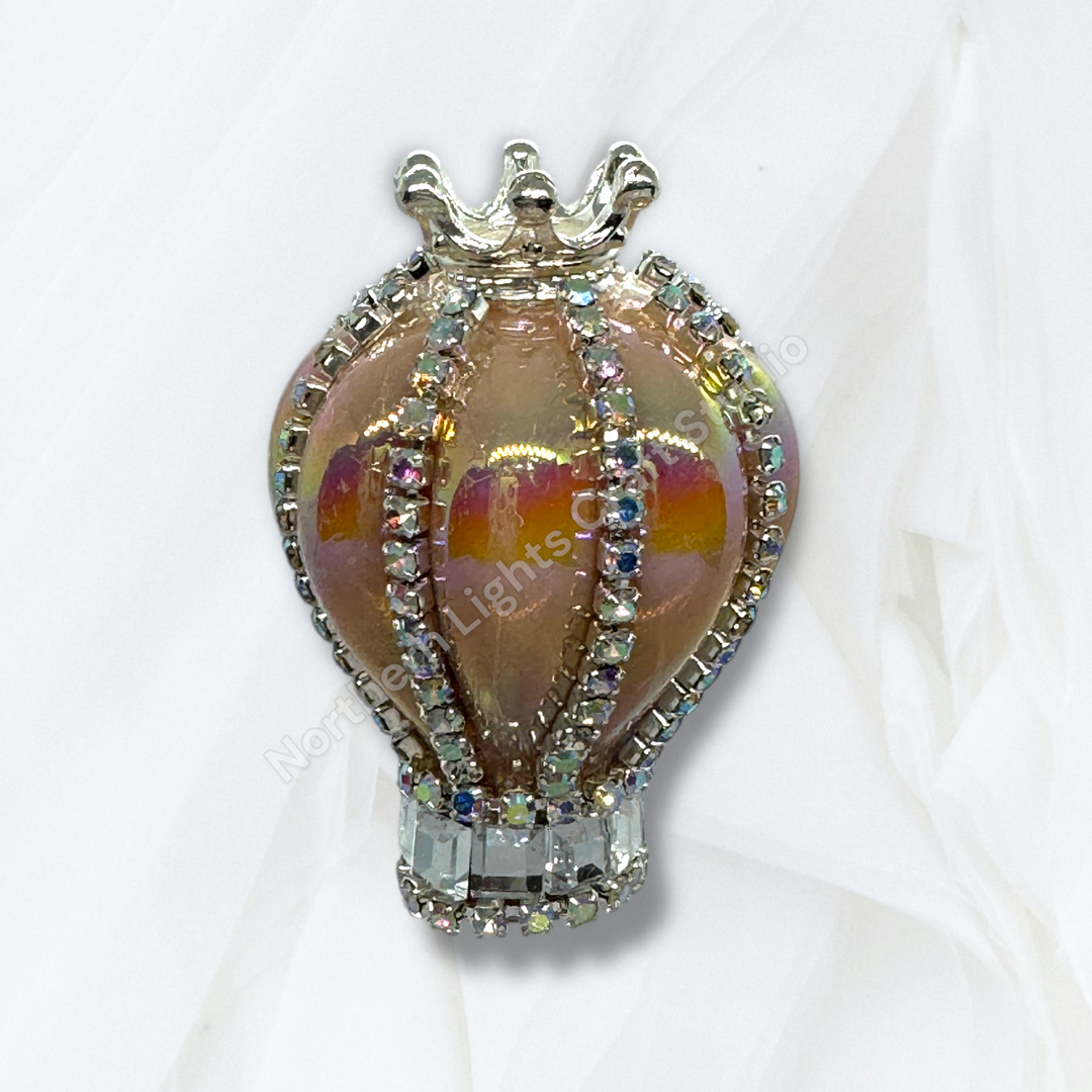 Rhinestone Bling Acrylic Balloon Beads