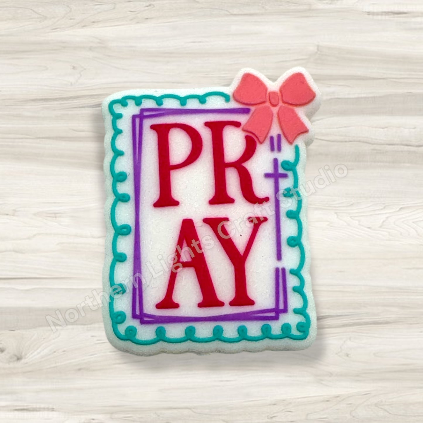 Pray Silicone Focal Bead