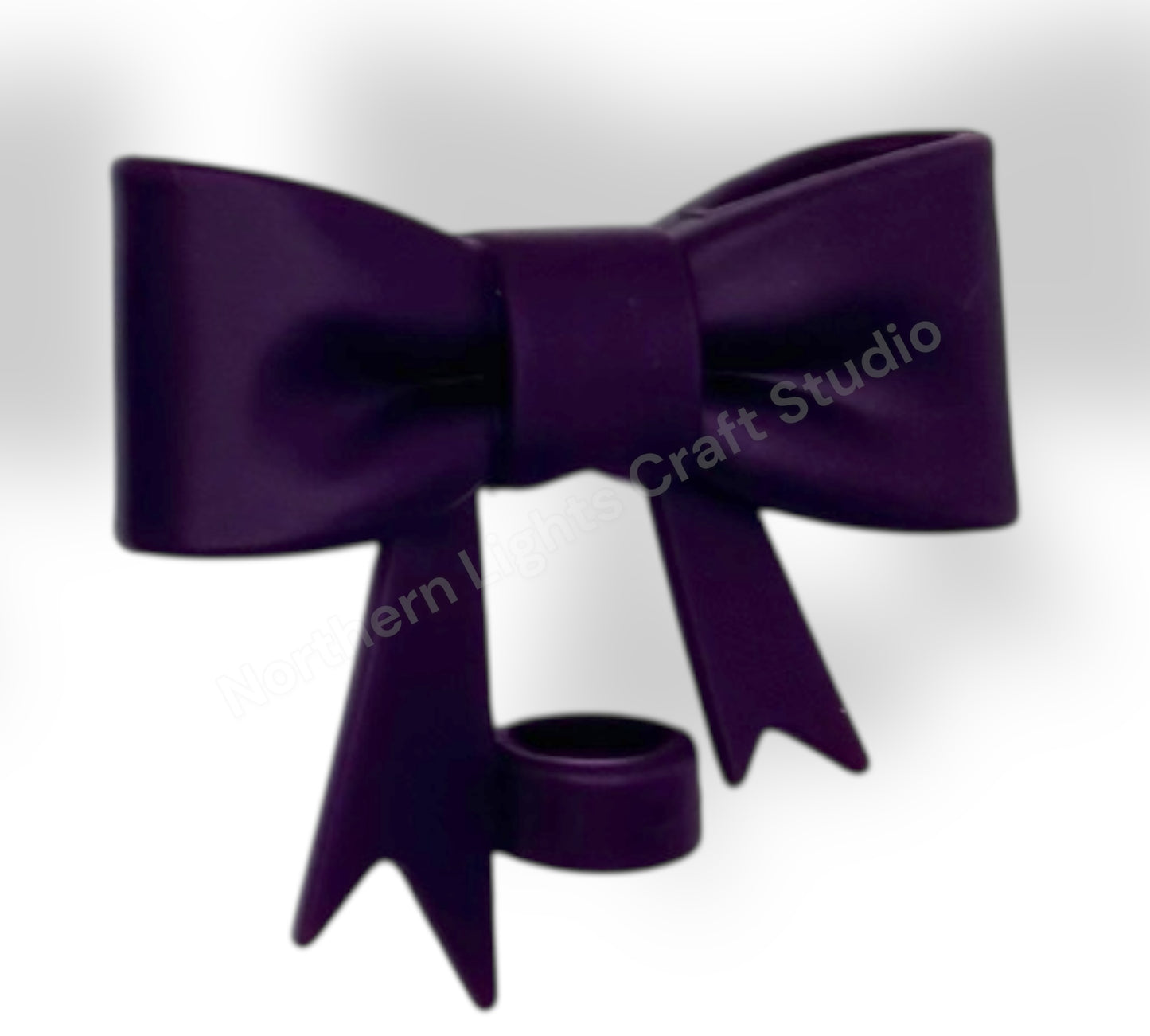 Silicone Bow Straw Cap / Bow Straw Topper
