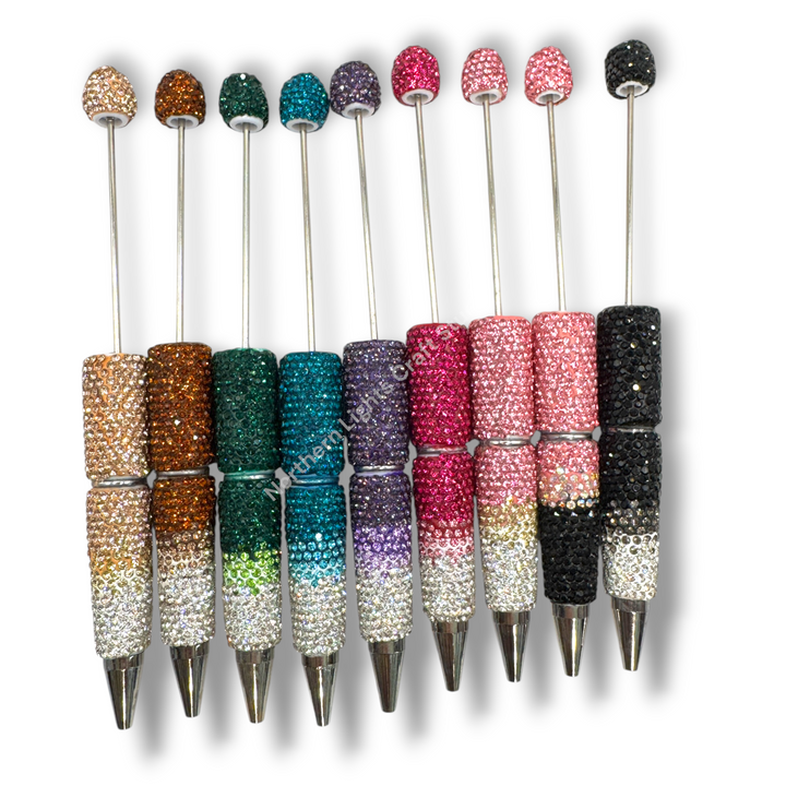 Beadable Ombre Rhinestone Pens