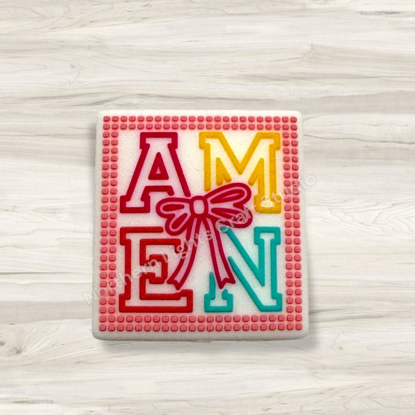 AMEN Silicone Focal Bead