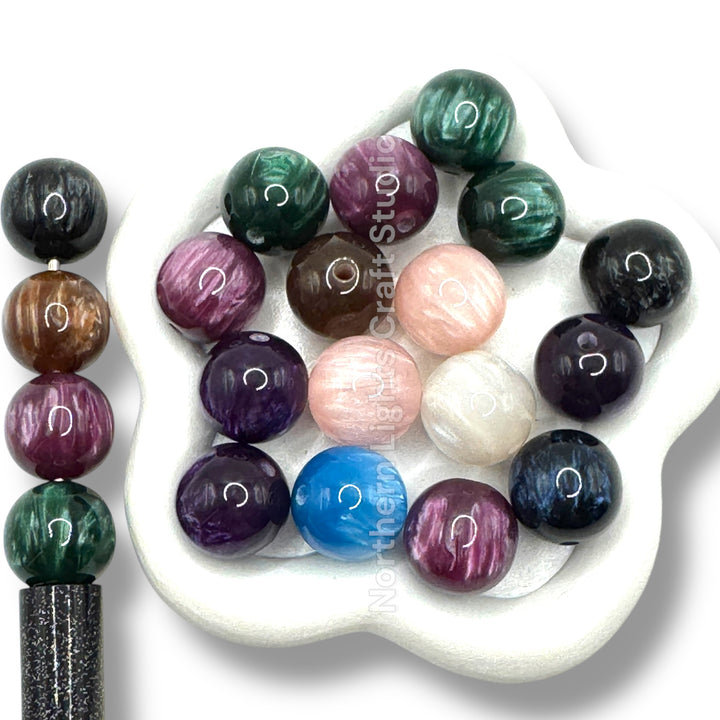 Galaxy Cat Eye Color Mix -16mm - 20 pcs.