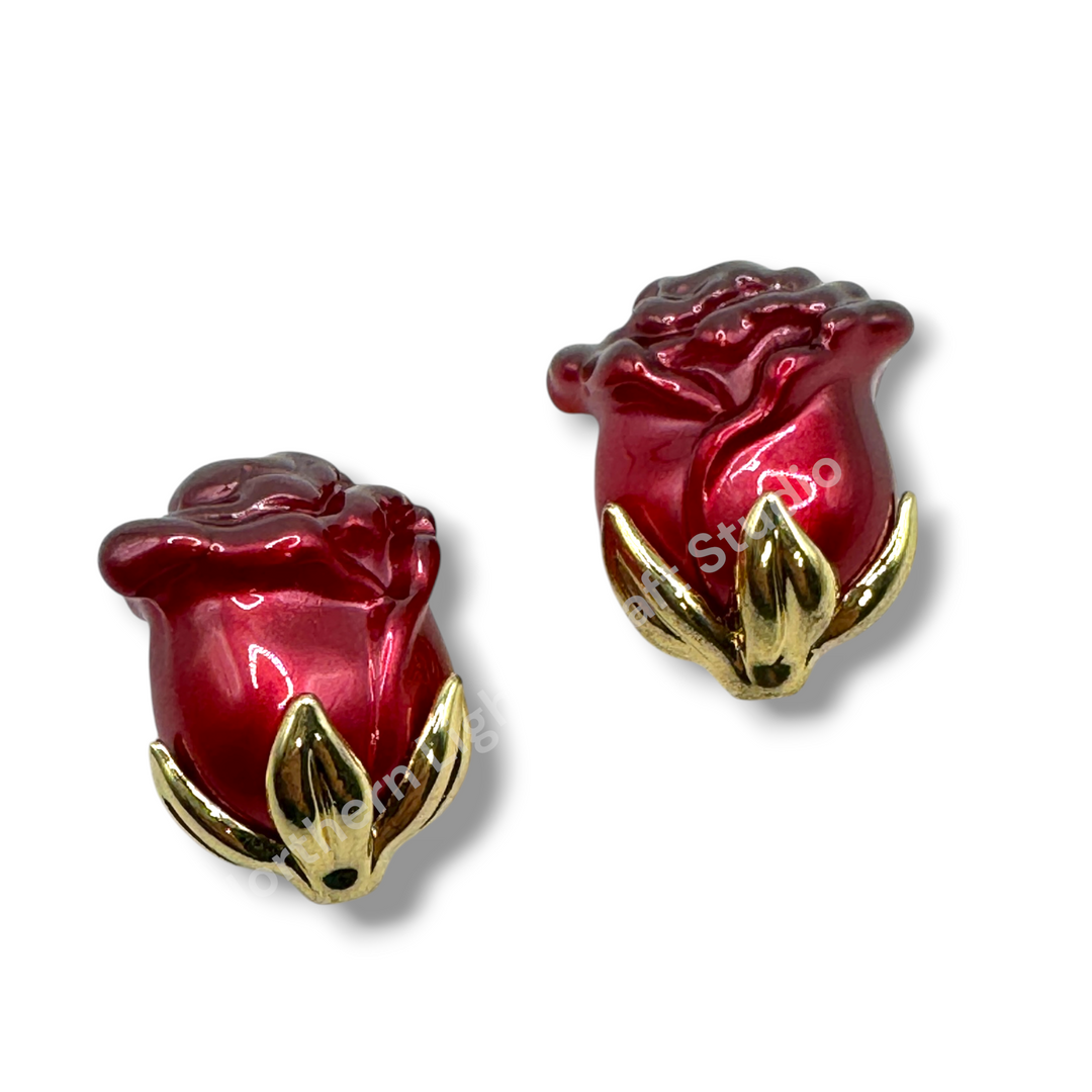 UV RoseLuxury Pen Topper Acrylic Bead - 2pc.